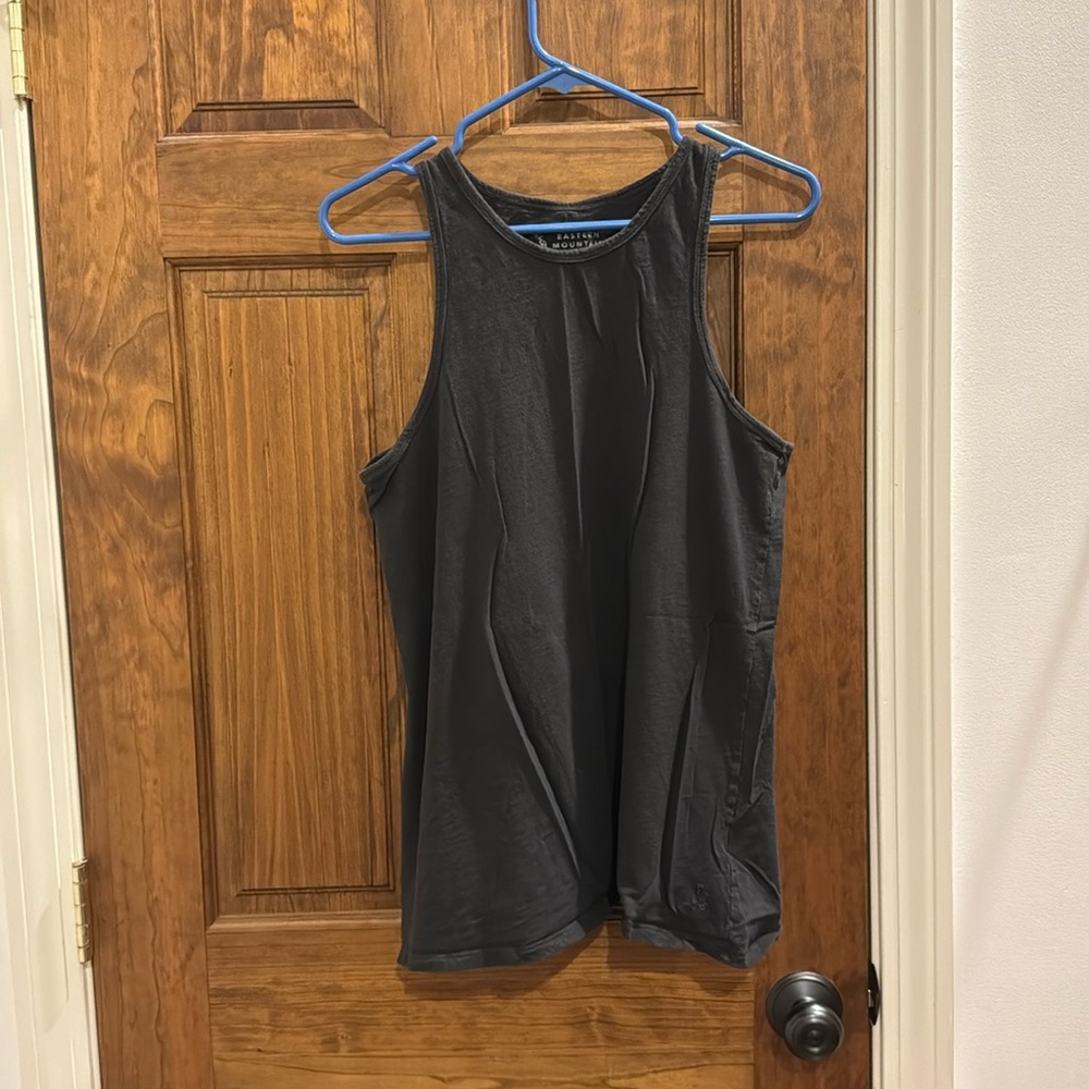EMS tank top, black, organic cotton, M